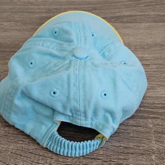 Ralph Lauren Hat Cap Infant Elastic Back Baseball Logo Kids Children Blue Yellow - Picture 4 of 12